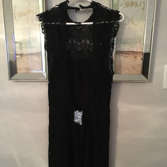 FREE PEOPLE Black Daydream Bodycon Slip Dress - Picture 8 of 8